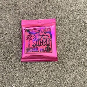 Super Slinky Pink Guitar Strings